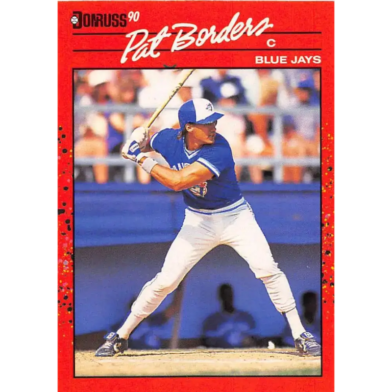 1990 Donruss #560 Pat Borders VG-EX Toronto Blue Jays Baseball Card - Baseball Card Single
