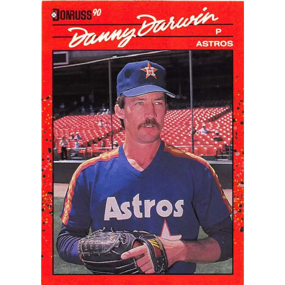 1990 Donruss #561 Danny Darwin VG-EX Houston Astros Baseball Card - Baseball Card Single