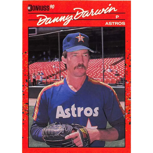1990 Donruss #561 Danny Darwin VG-EX Houston Astros Baseball Card - Baseball Card Single