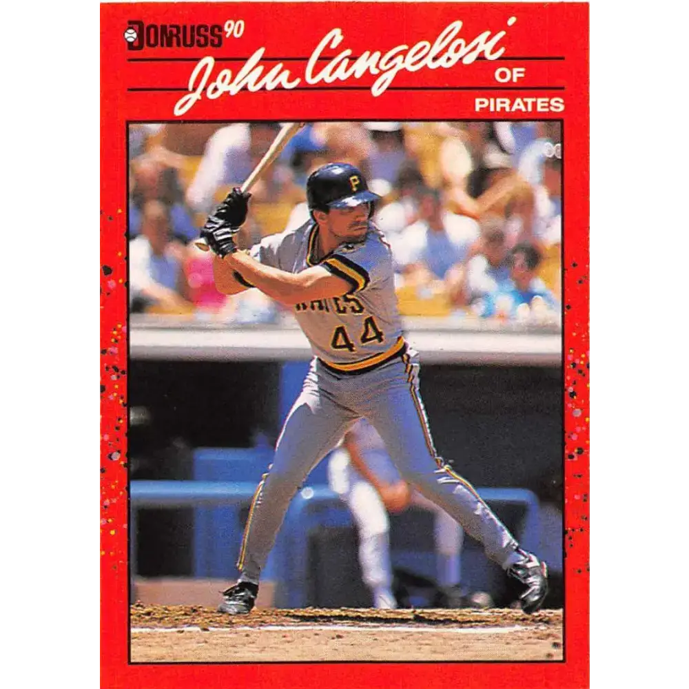 1990 Donruss #565 John Cangelosi VG-EX Pittsburgh Pirates Baseball Card - Baseball Card Single