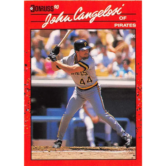 1990 Donruss #565 John Cangelosi VG-EX Pittsburgh Pirates Baseball Card - Baseball Card Single