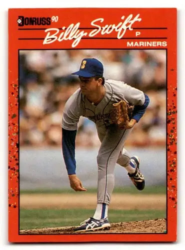 1990 Donruss #566 Bill Swift Seattle Mariners Baseball Cards EX/NM ID:57585 - Baseball Card Single