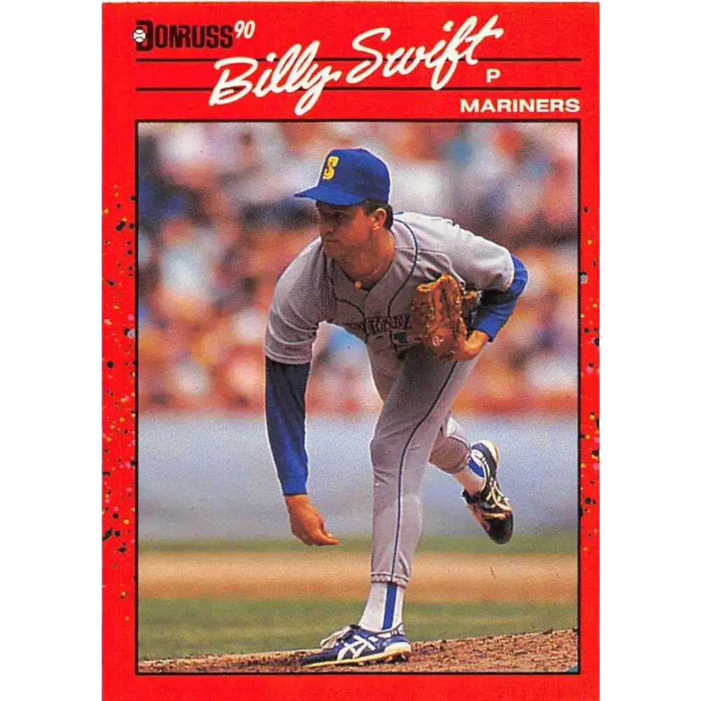 1990 Donruss #566 Bill Swift VG-EX Seattle Mariners Baseball Card - Baseball Card Single