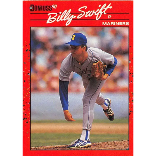 1990 Donruss #566 Bill Swift VG-EX Seattle Mariners Baseball Card - Baseball Card Single
