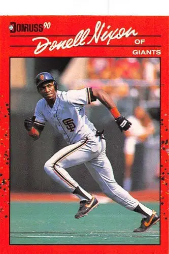 1990 Donruss #571 Donell Nixon NM-MT Giants - Baseball Card Single