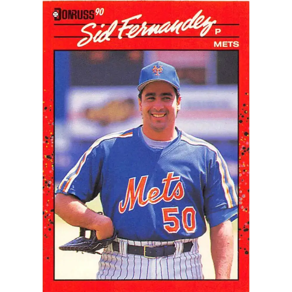 1990 Donruss #572 Sid Fernandez VG-EX New York Mets Baseball Card - Baseball Card Single