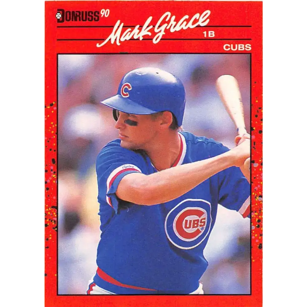 1990 Donruss #577 Mark Grace VG-EX Chicago Cubs Baseball Card - Baseball Card Single