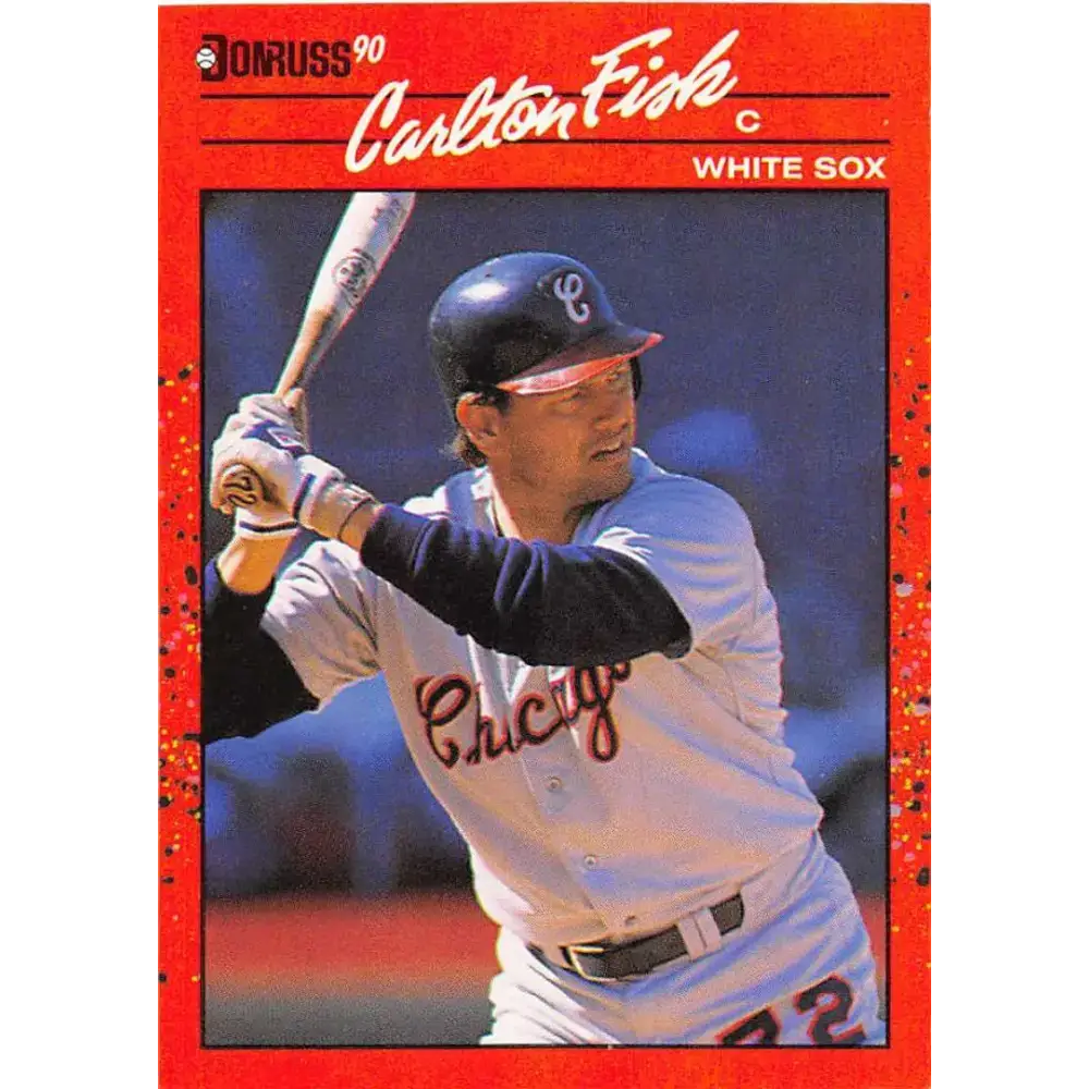 1990 Donruss #58 Carlton Fisk VG-EX Chicago White Sox Baseball Card - Baseball Card Single