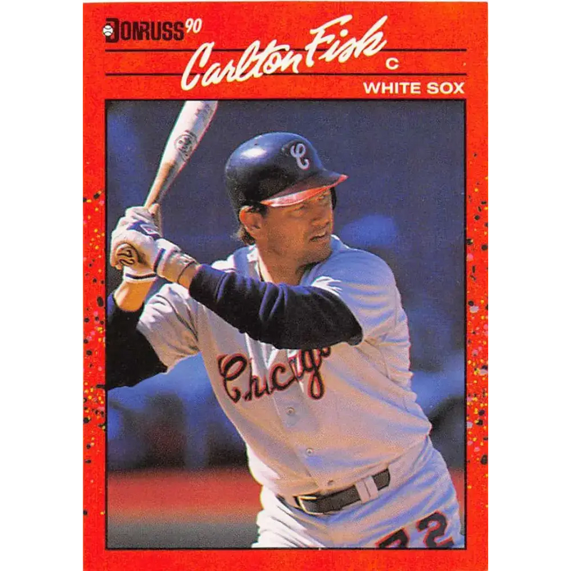 1990 Donruss #58 Carlton Fisk VG-EX Chicago White Sox Baseball Card - Baseball Card Single