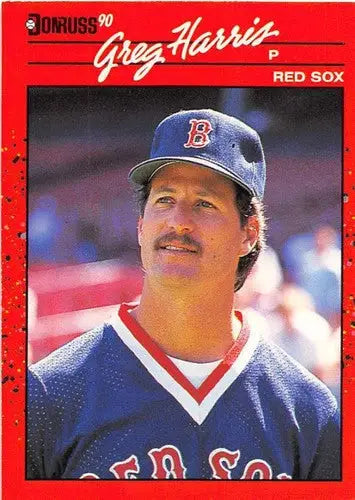 1990 Donruss #582 Greg Harris NM-MT Red Sox - Baseball Card Single