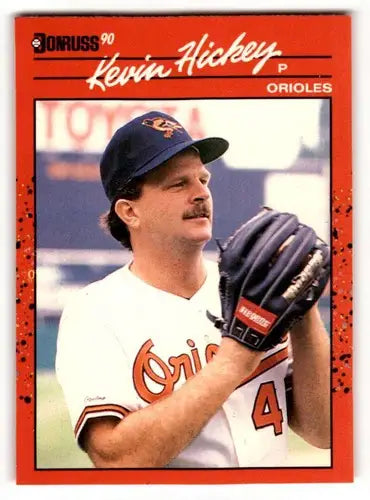 1990 Donruss #583 Kevin Hickey Baltimore Orioles Baseball Cards ID:52773 - Baseball Card Single