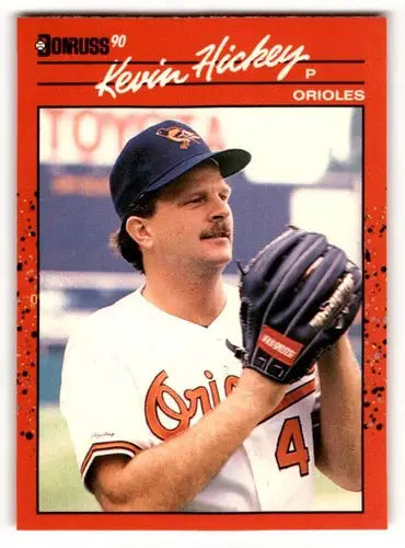1990 Donruss #583 Kevin Hickey Baltimore Orioles Baseball Cards ID:52775 - Baseball Card Single