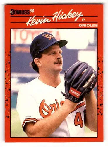 1990 Donruss #583 Kevin Hickey Baltimore Orioles Baseball Cards ID:52771 - Baseball Card Single