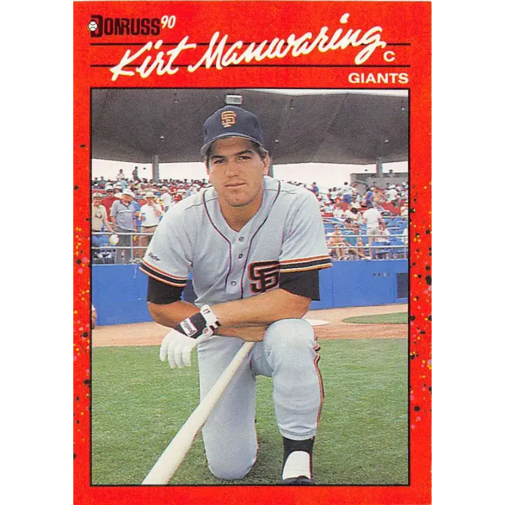 1990 Donruss #59 Kirt Manwaring VG-EX San Francisco Giants Baseball Card - Baseball Card Single