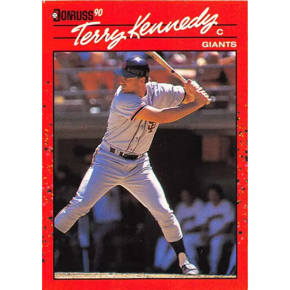 1990 Donruss #602 Terry Kennedy DP VG-EX San Francisco Giants Baseball Card - Baseball Card Single