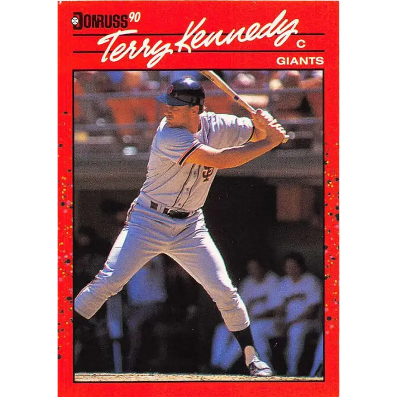 1990 Donruss #602 Terry Kennedy DP VG-EX San Francisco Giants Baseball Card - Baseball Card Single