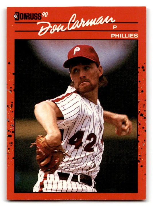 1990 Donruss #604 Don Carman - Baseball Card Single
