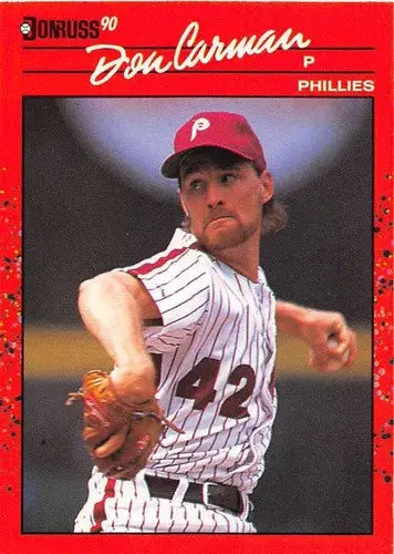1990 Donruss #604 Don Carman NM-MT Phillies DP - Baseball Card Single