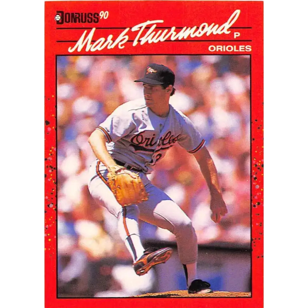 1990 Donruss #612 Mark Thurmond DP VG-EX Baltimore Orioles Baseball Card - Baseball Card Single