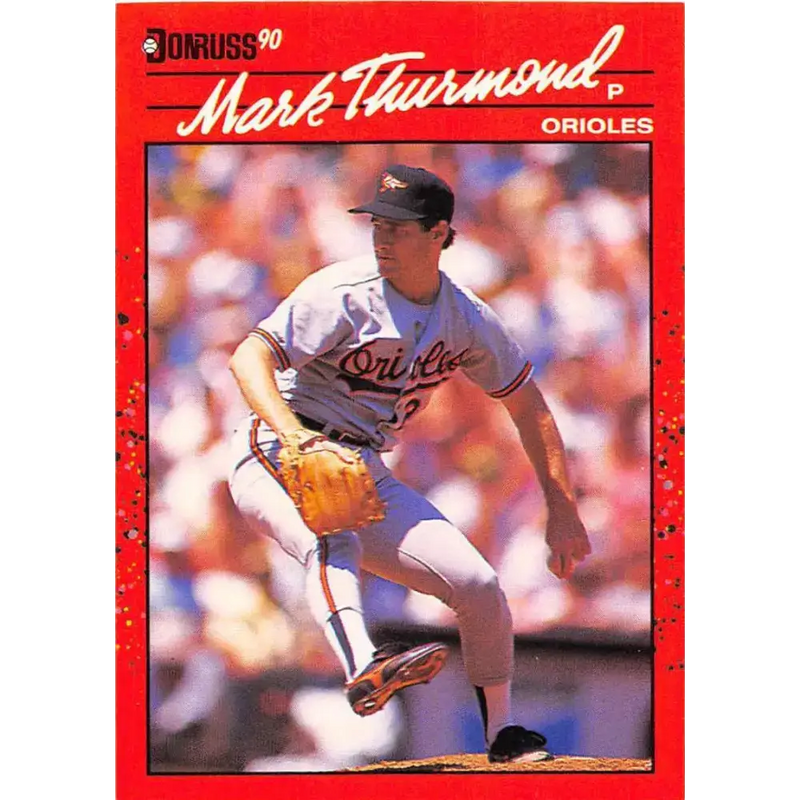 1990 Donruss #612 Mark Thurmond DP VG-EX Baltimore Orioles Baseball Card - Baseball Card Single