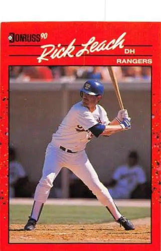1990 Donruss #613 Rick Leach NM-MT RC Rookie card with original gloss, valued collectible