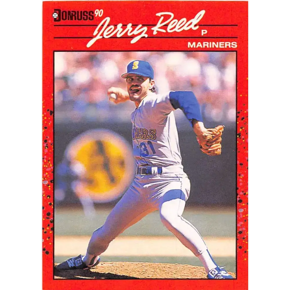 1990 Donruss #614 Jerry Reed DP VG-EX Seattle Mariners Baseball Card - Baseball Card Single