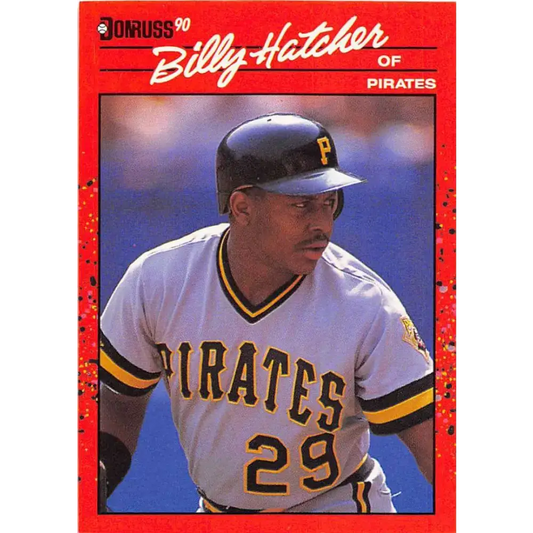 1990 Donruss #616 Billy Hatcher DP VG-EX Pittsburgh Pirates Baseball Card - Baseball Card Single