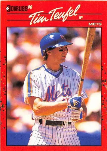 1990 Donruss #618 Tim Teufel NM-MT Mets - Baseball Card Single