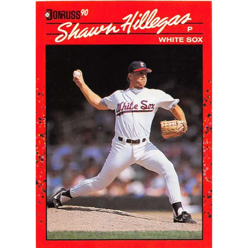 1990 Donruss #619 Shawn Hillegas DP VG-EX Chicago White Sox Baseball Card - Baseball Card Single
