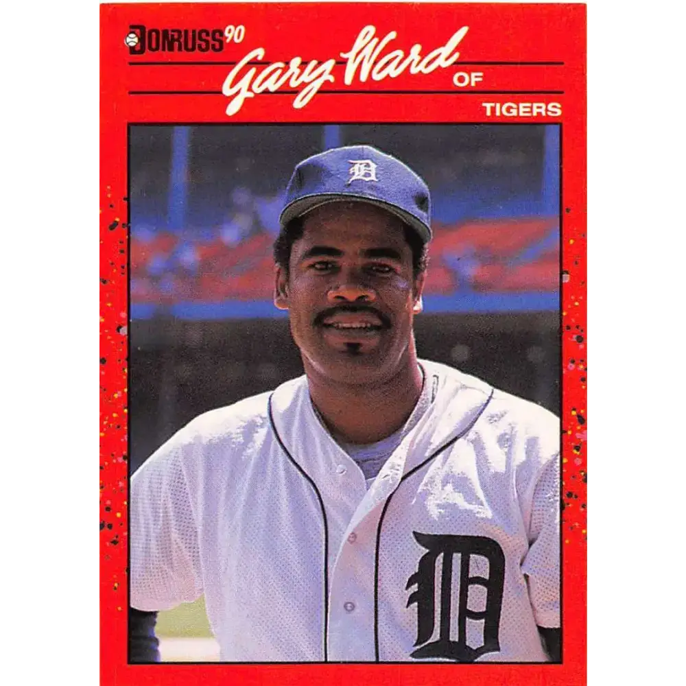 1990 Donruss #621 Gary Ward DP VG-EX Detroit Tigers Baseball Card - Baseball Card Single