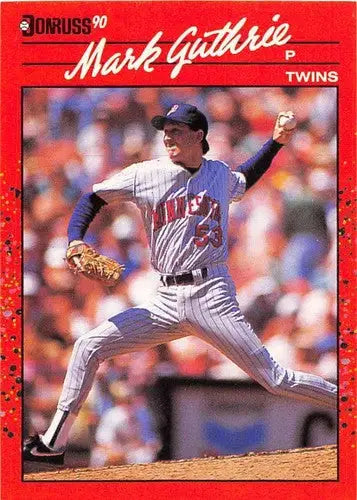 1990 Donruss #622 Mark Guthrie NM-MT RC Rookie Twins DP ID:5207 - Baseball Card Single