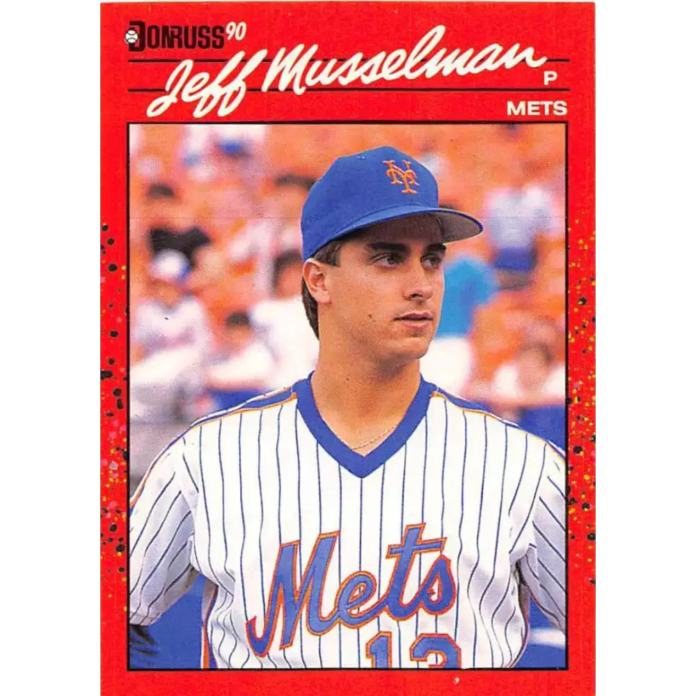 1990 Donruss #623 Jeff Musselman DP VG-EX New York Mets Baseball Card - Baseball Card Single