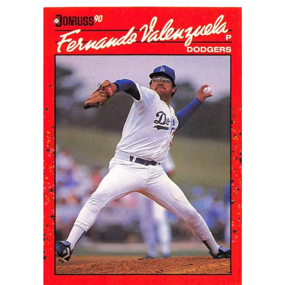 1990 Donruss #625 Fernando Valenzuela VG-EX Los Angeles Dodgers Baseball Card - Baseball Card Single