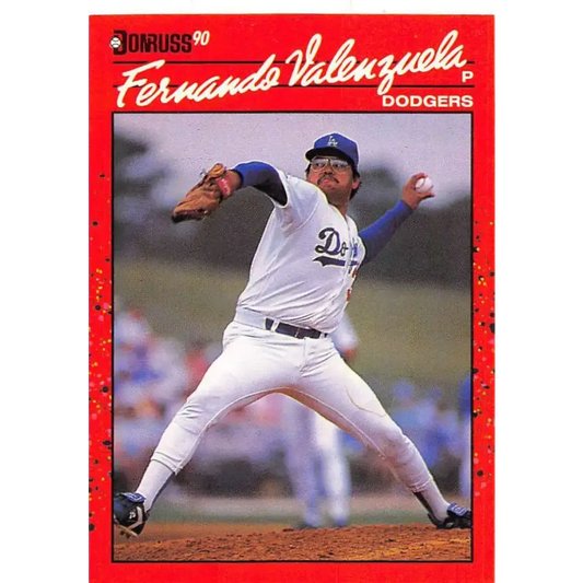 1990 Donruss #625 Fernando Valenzuela VG-EX Los Angeles Dodgers Baseball Card - Baseball Card Single