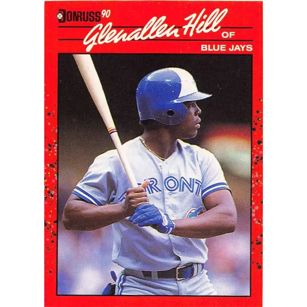 1990 Donruss #627 Glenallen Hill DP VG-EX Toronto Blue Jays Baseball Card - Baseball Card Single