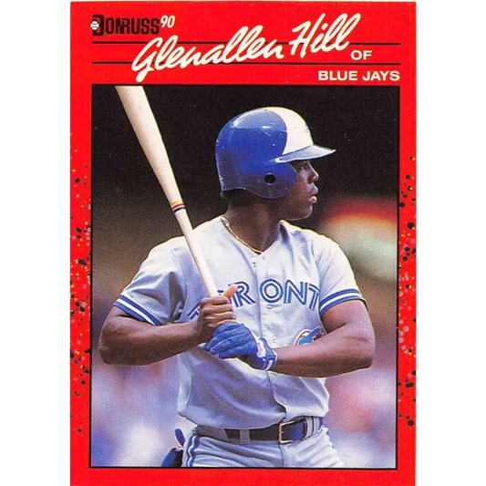 1990 Donruss #627 Glenallen Hill DP VG-EX Toronto Blue Jays Baseball Card - Baseball Card Single