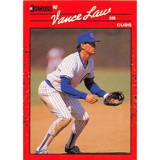 1990 Donruss #629 Vance Law DP VG-EX Chicago Cubs Baseball Card - Baseball Card Single