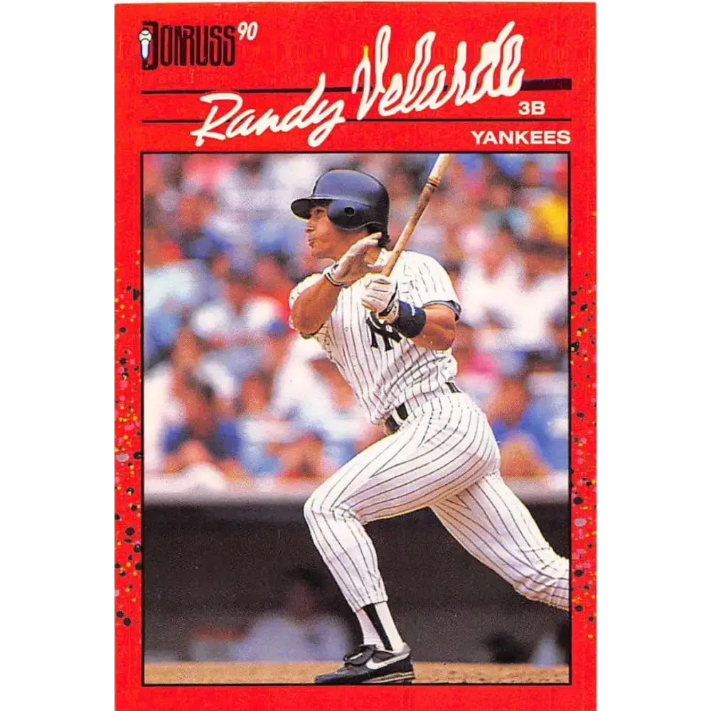1990 Donruss #630 Randy Velarde DP VG-EX New York Yankees Baseball Card - Baseball Card Single