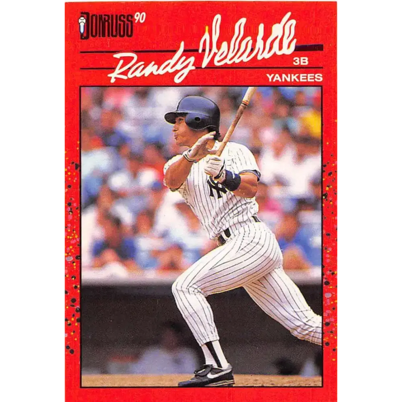 1990 Donruss #630 Randy Velarde DP VG-EX New York Yankees Baseball Card - Baseball Card Single
