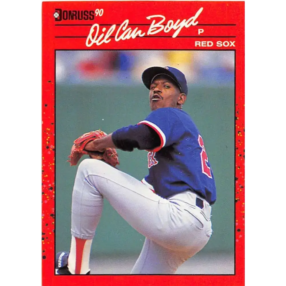 1990 Donruss #633 Oil Can Boyd DP VG-EX Boston Red Sox Baseball Card - Baseball Card Single