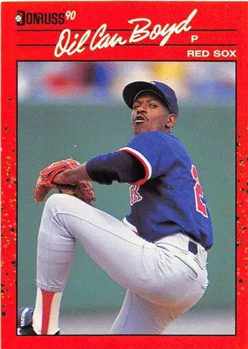 1990 Donruss #633 Oil Can Boyd NM-MT Red Sox DP - Baseball Card Single