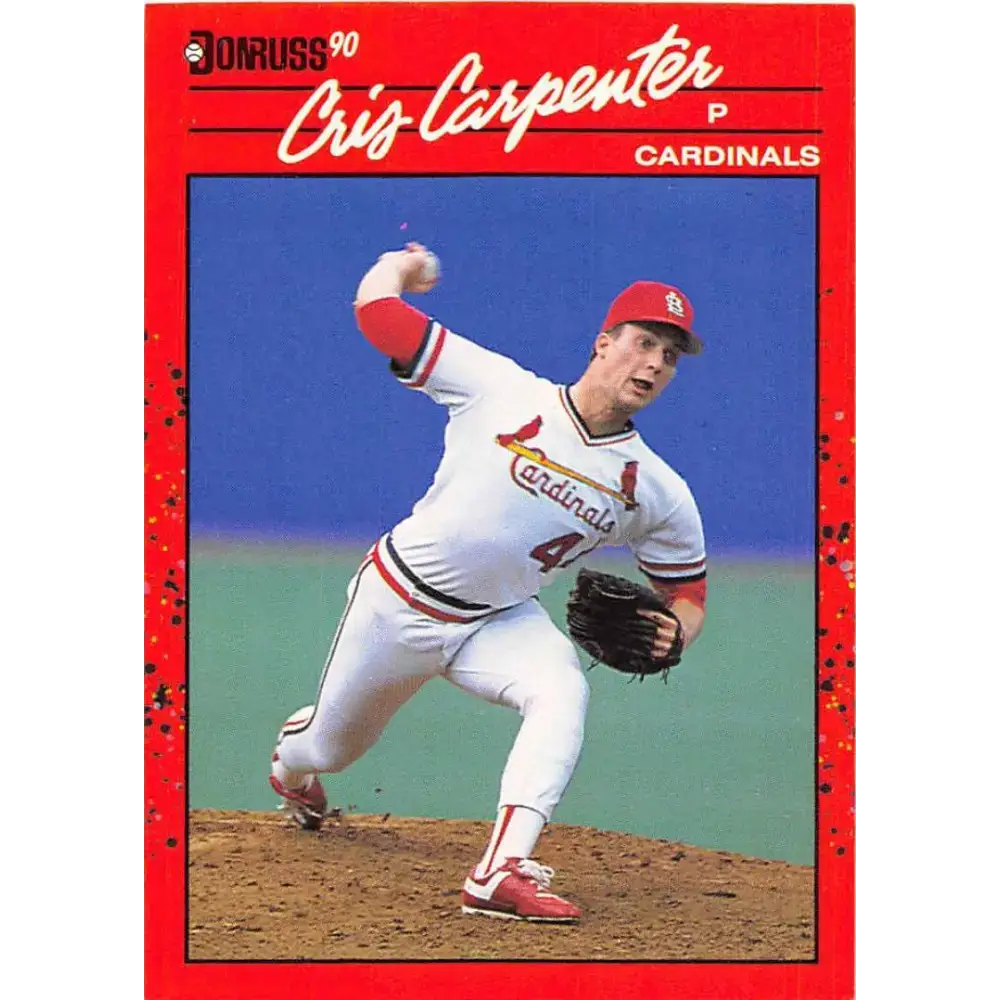 1990 Donruss #634 Cris Carpenter DP VG-EX St. Louis Cardinals Baseball Card - Baseball Card Single