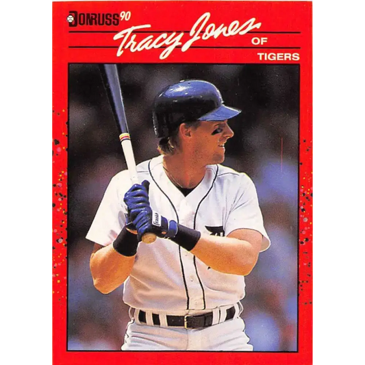 1990 Donruss #636 Tracy Jones DP VG-EX Detroit Tigers Baseball Card - Baseball Card Single