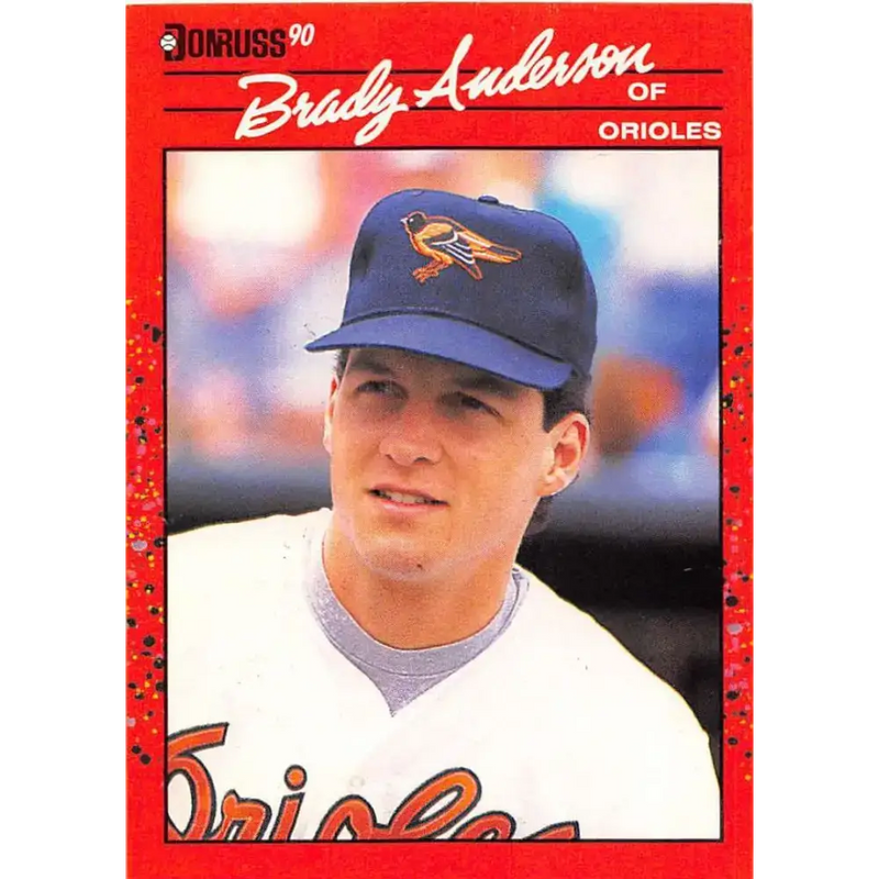 1990 Donruss #638 Brady Anderson VG-EX Baltimore Orioles Baseball Card - Baseball Card Single