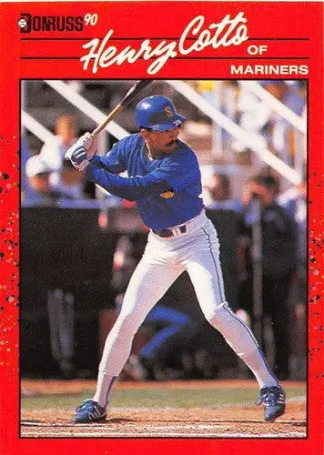 1990 Donruss #644 Henry Cotto NM Near Mint Mariners - Baseball Card Single