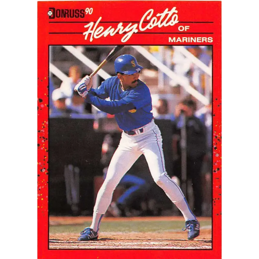 1990 Donruss #644 Henry Cotto VG-EX Seattle Mariners Baseball Card - Baseball Card Single