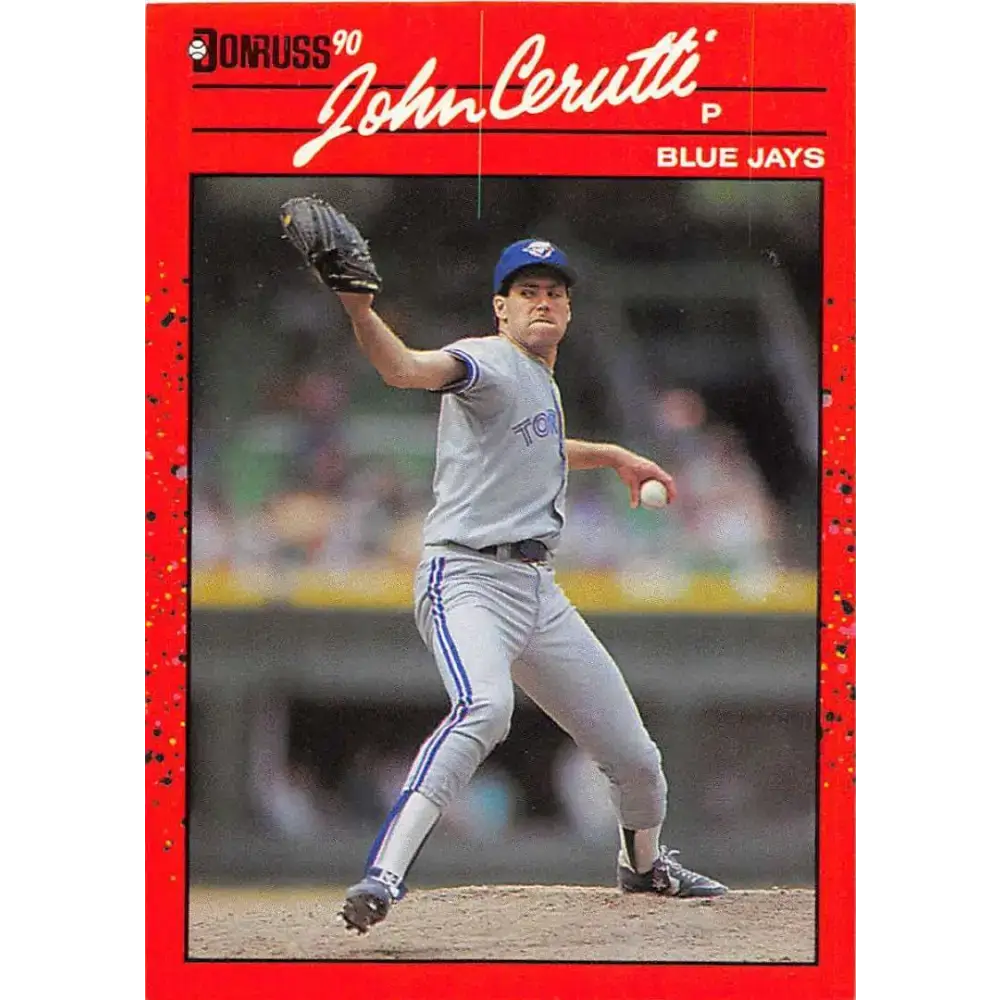 1990 Donruss #645 John Cerutti VG-EX Toronto Blue Jays Baseball Card - Baseball Card Single