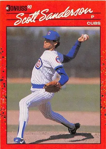 1990 Donruss #647 Scott Sanderson NM-MT Cubs - Baseball Card Single