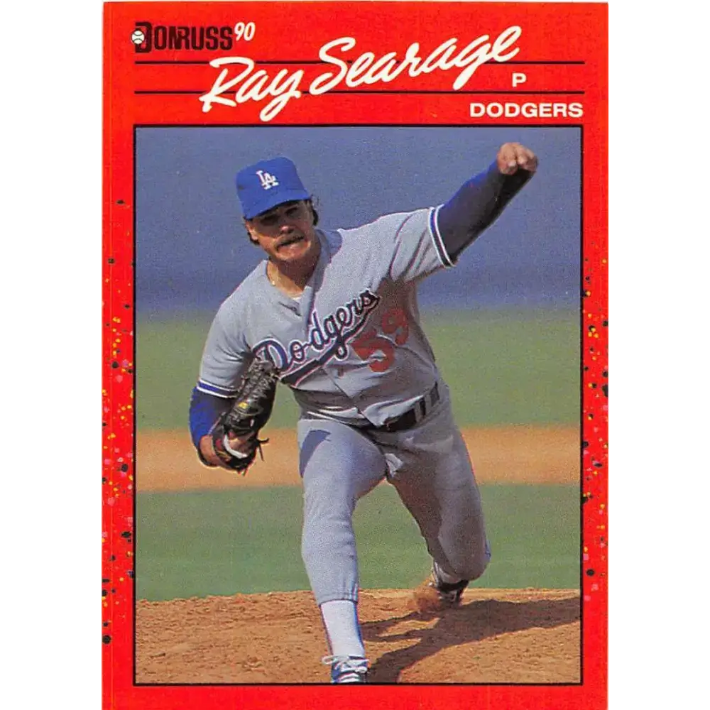 1990 Donruss #649 Ray Searage VG-EX Los Angeles Dodgers Baseball Card - Baseball Card Single