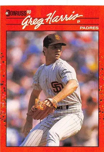 1990 Donruss #65 Greg Harris NM-MT Padres - Baseball Card Single